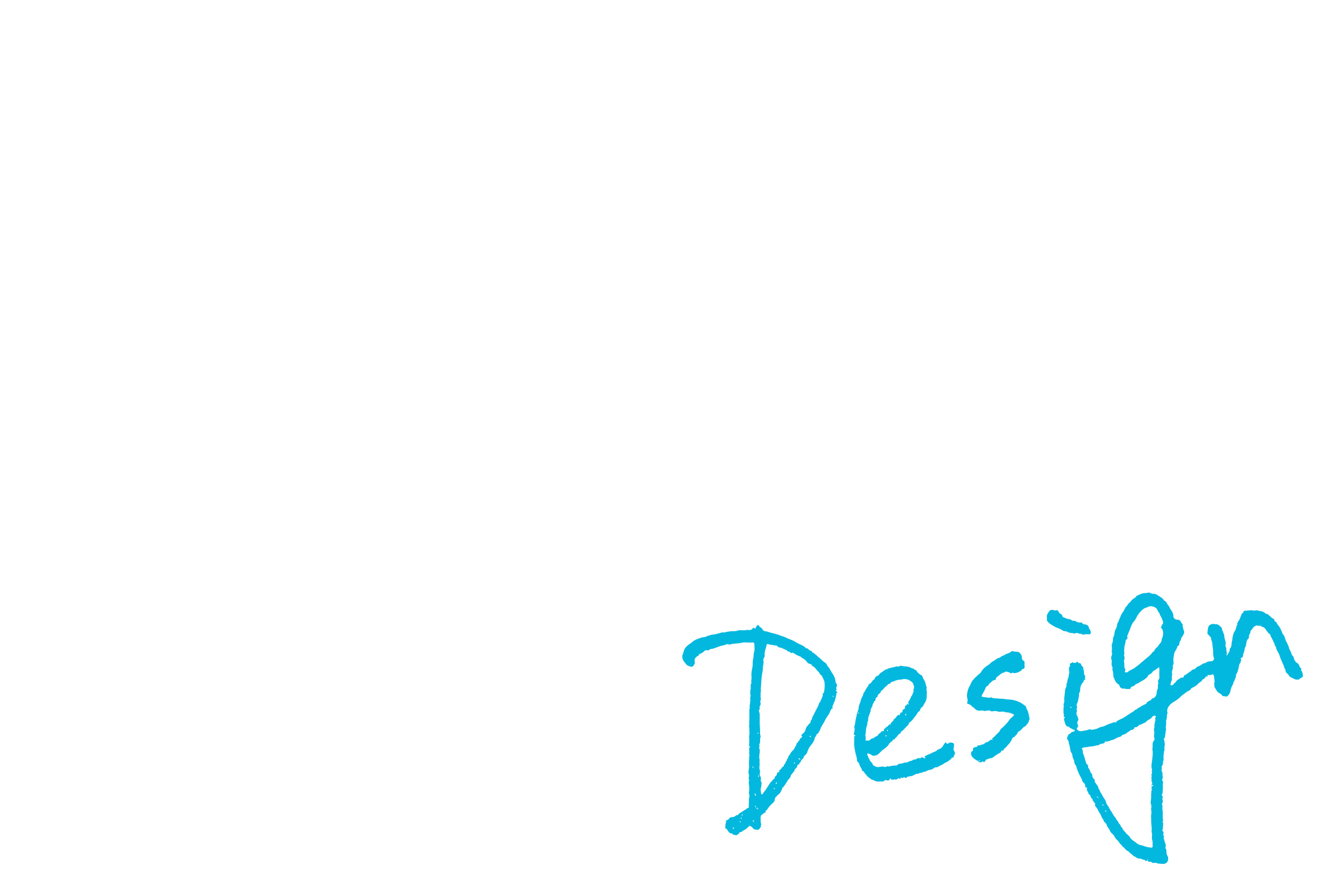 登壇者の手書きの「Design」の文字
